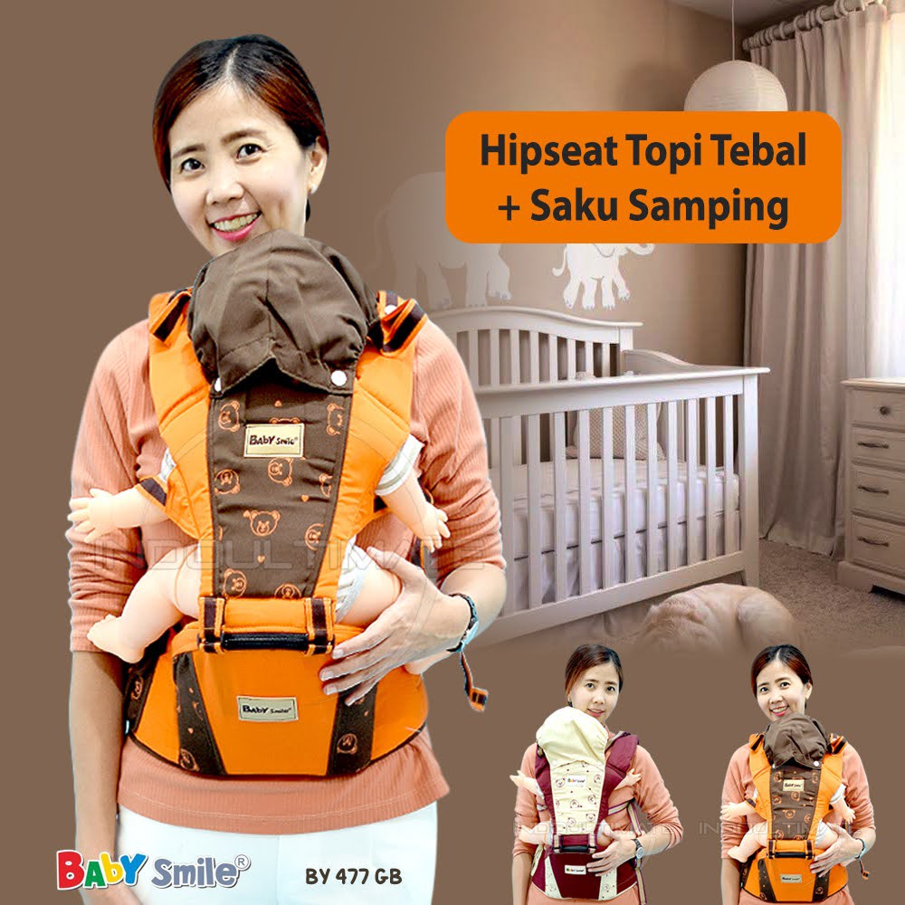 Baby Carrier Bayi Gendongan Anak Depan Multifungsi Gendongan Anti Capek Gendongan Depan BY-477