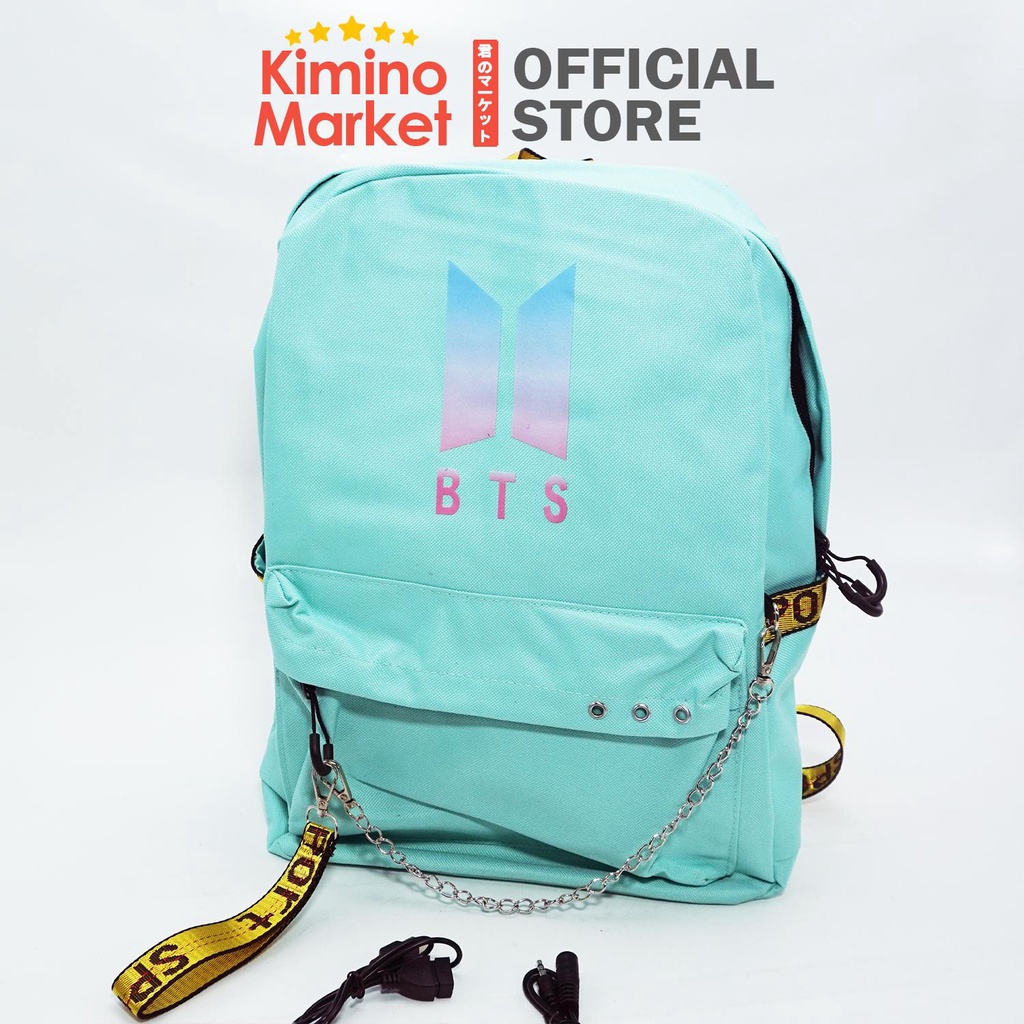 BTS Backpack Tas Ransel Army BTS Import Korea Berkualitas