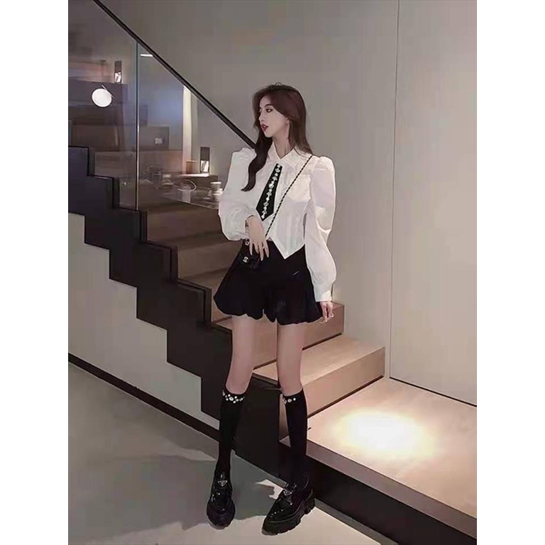 TERLARIS ONE SET SOSIALITA KOREAN NEW / SETELAN WANITA FASHION CELANA BALON  FS Bangkok