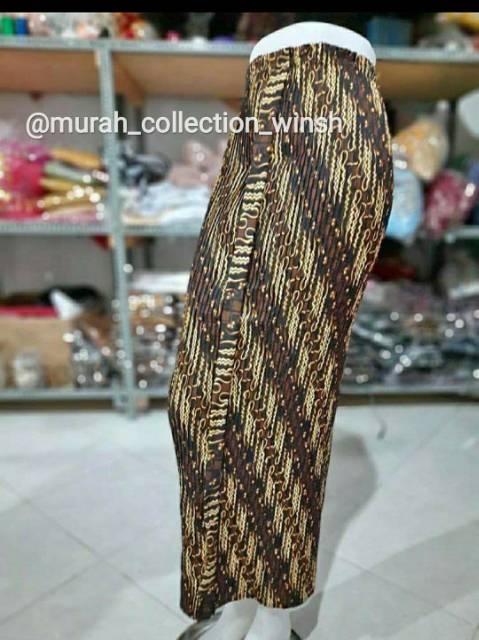 Rok batik plisket wiru/rok batik jadi/bawahan kebaya