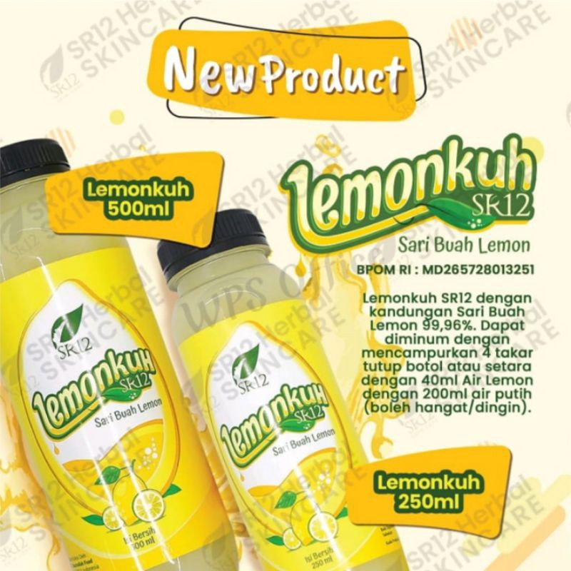 

LEMONKUH SR12/SARI BUAH LEMON SR12 ORIGINAL/AIR LEMON TERAMPUH UNTUK DIET/AIR LEMON ORIGINAL BPOM