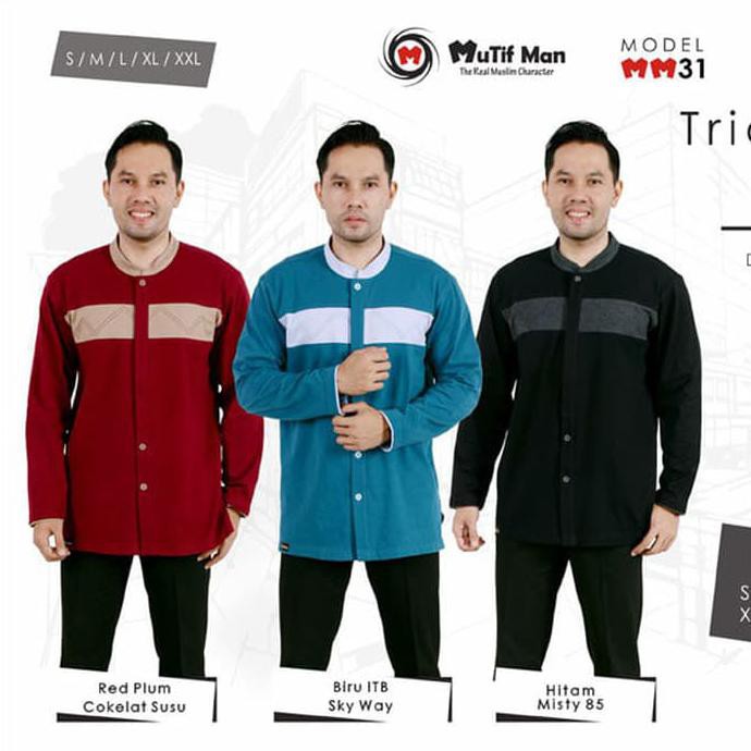 Koko Dewasa Lengan Panjang - Koko Mutif M-MM0031