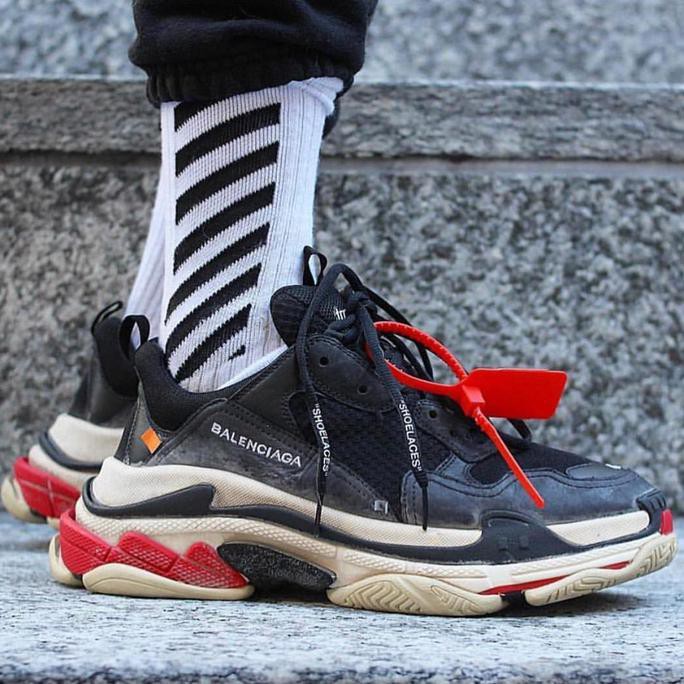 Pengiriman Cepat Baleciaga Triple S bret STOK TERBATAS