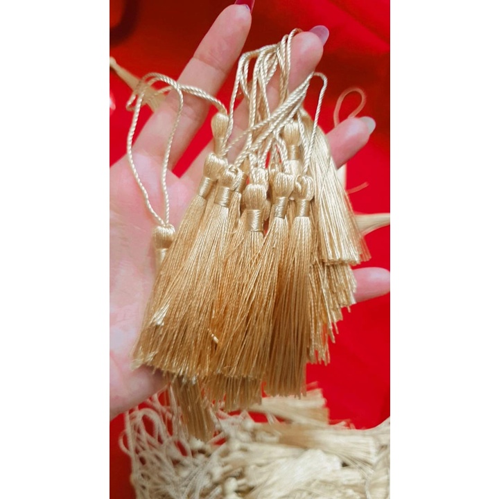 

10 pcs Tali Tassel / Tali Rumbai warna Gold