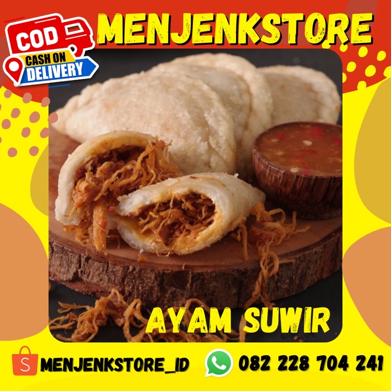 Cireng Ayam Suwir Pedas Isi 4 Jumbo BEST SELLER ‼️|| Non Msg / Pengawet || Home Made || Termurah || Open Reseller || Cireng Ayam | Cireng Rujak | Cireng Petis Madura | Ayam Pedas | Banyuwangi | Surabaya