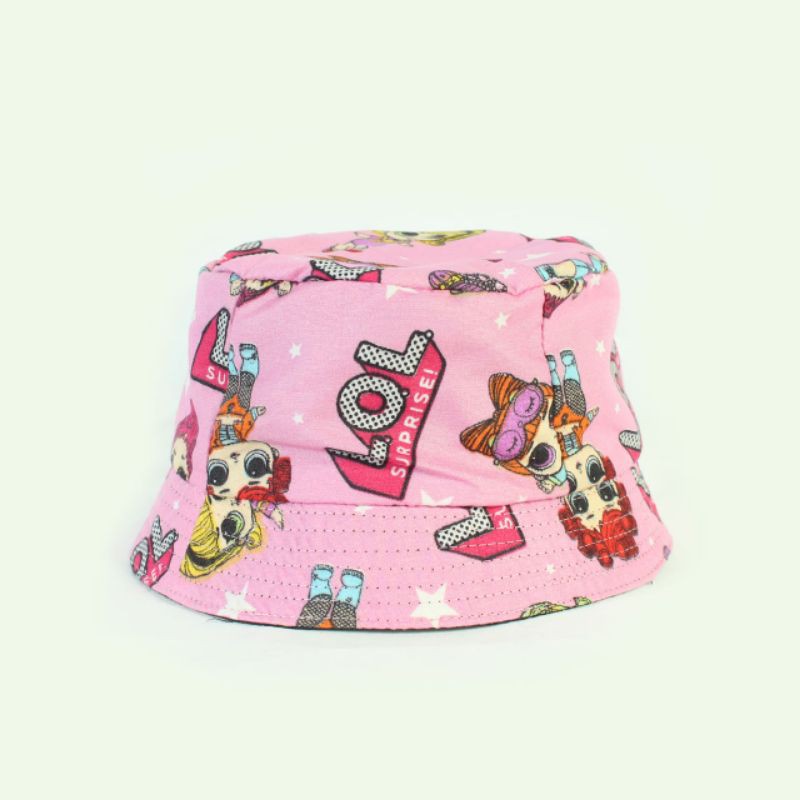 Topi Anak Visor Bucket Karakter | BUCKET HAT ANAK Murah | TOPI VISOR CORONA-LOL
