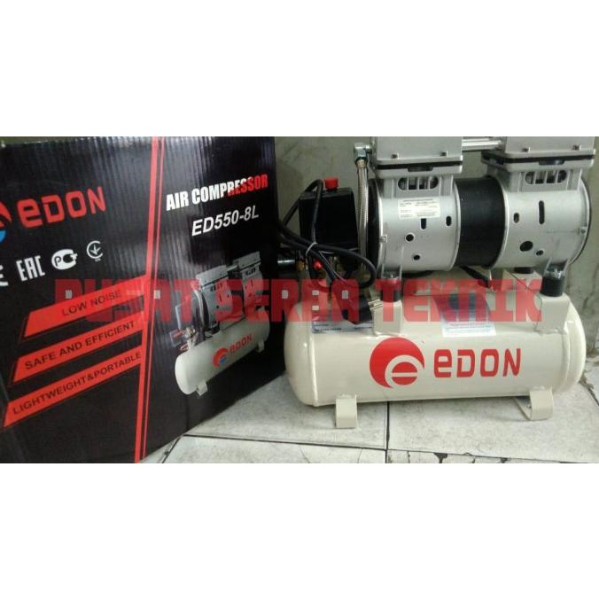 KOMPRESOR EDON ED550-8L Air Compressor Kompresor Angin EDON 8 Liter