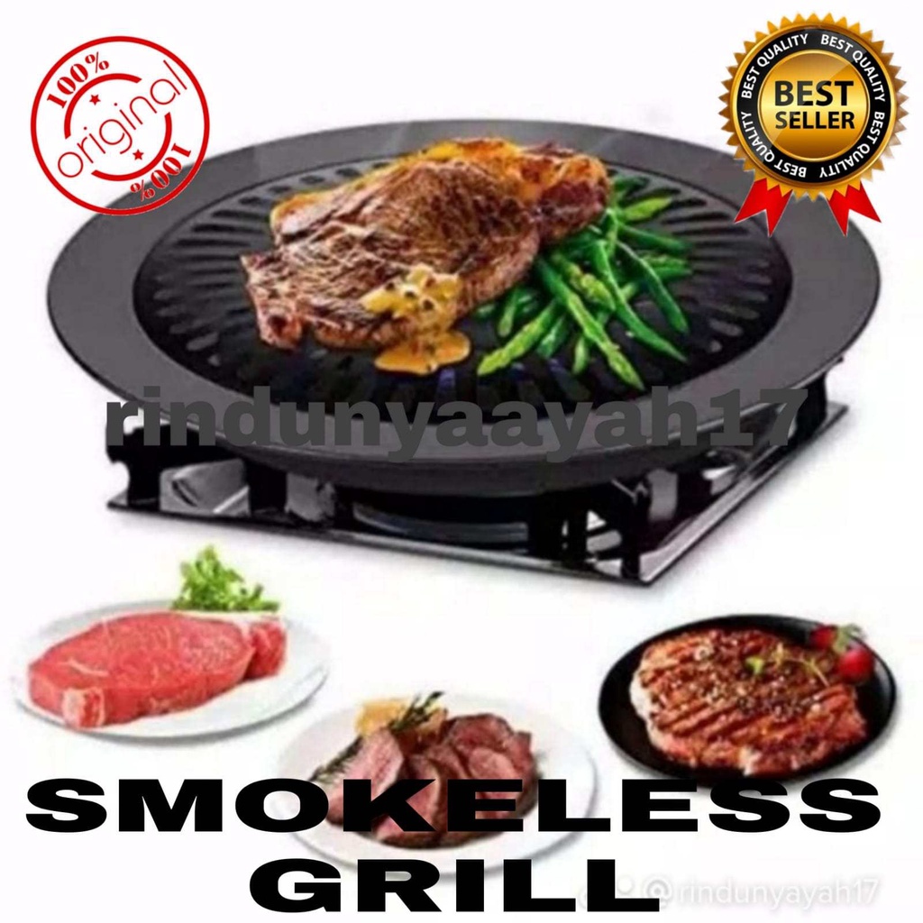 (RS)PANGGANGAN BBQ / SMOKELESS BBQ ALAT PANGGANG KOREA ULTRAGRILL BBQ TATAKAN PANGGANG KOMPOR PORTABLE