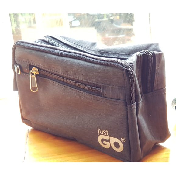 Pouch Stone Black new Justgo