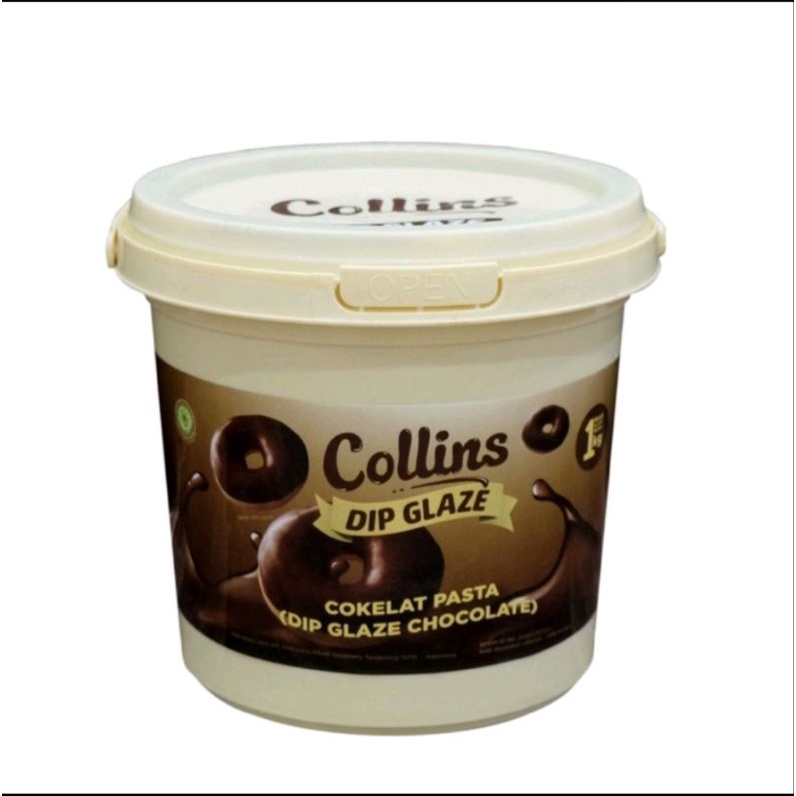 

Collins Glaze Chocolate/coklat 1kg