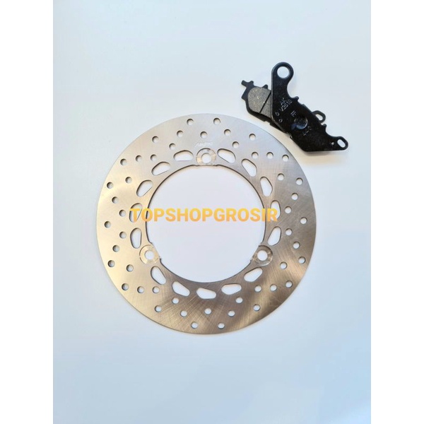 (PAKET) Piringan Piring Disk Cakram + Kampas Disk Pad Belakang Nmax/N Max