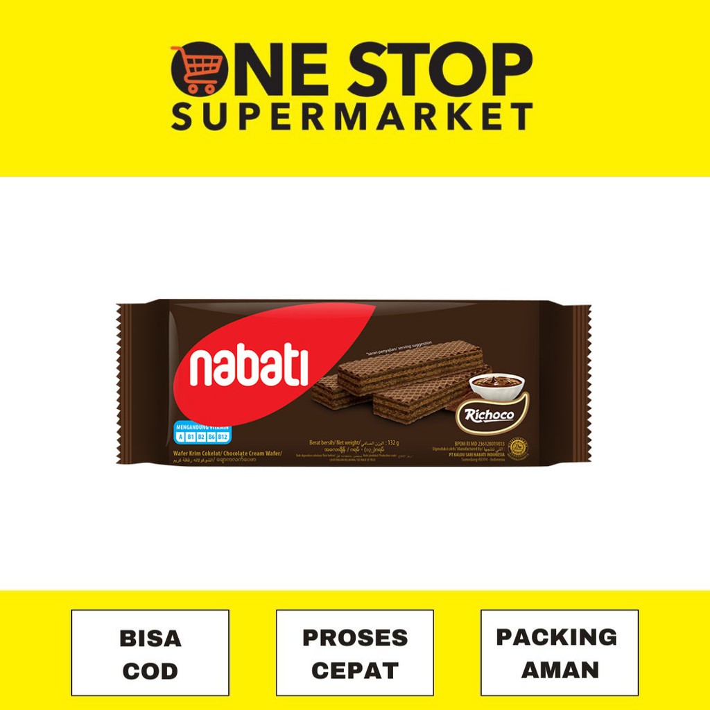 

NABATI Wafer Coklat 145g