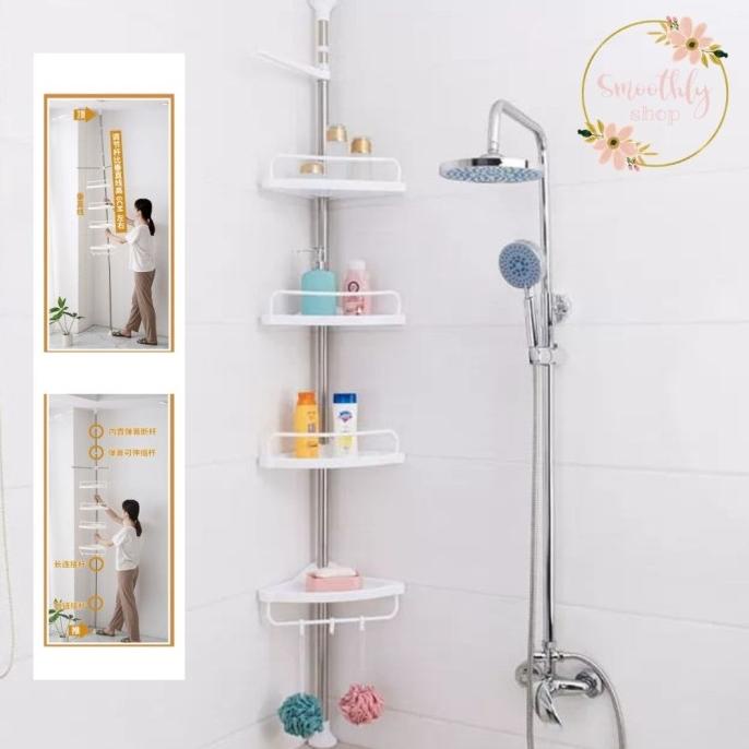 Rak Sudut Siku Kamar Mandi / Rak Sudut Kamar Mandi / Rak Shower Caddy