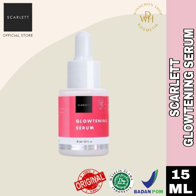WS - 129 SCARLETT GLOWTENING SERUM (SERUM GLOWING) BPOM