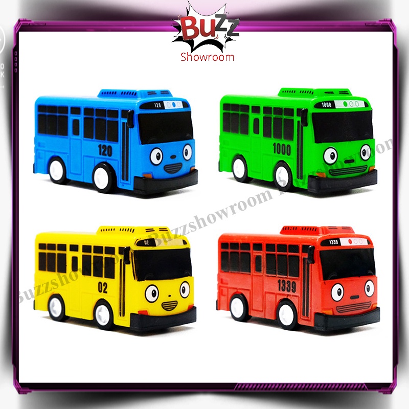 Tayo The Little Bus Mini Mainan Anak Mobil Bus Pullback