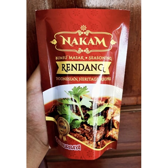 

Bumbu Masak Rendang Padang Kualitas PREMIUM Merk NAKAM