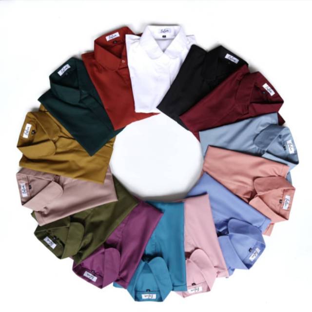 Plain Shirt Kemeja Polos Plain Salmon Tatum (Prelove)