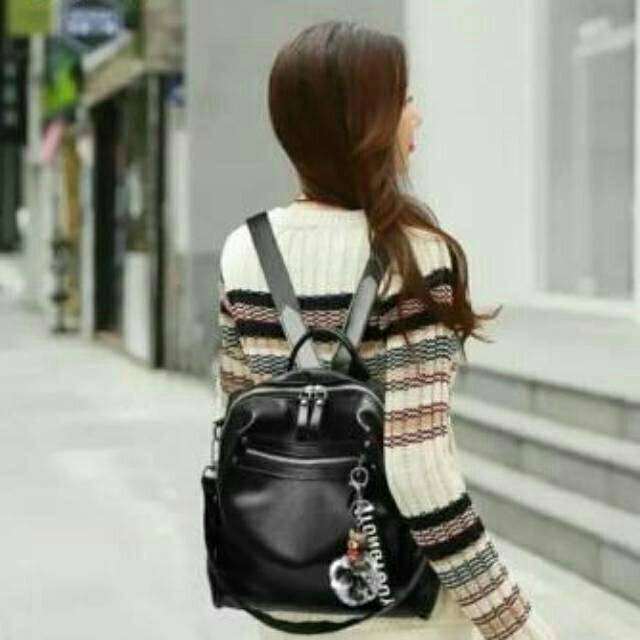 RLY68_Tas Ransel Vanesa Multipungsi _Tas Ransel Wanita bisa cod