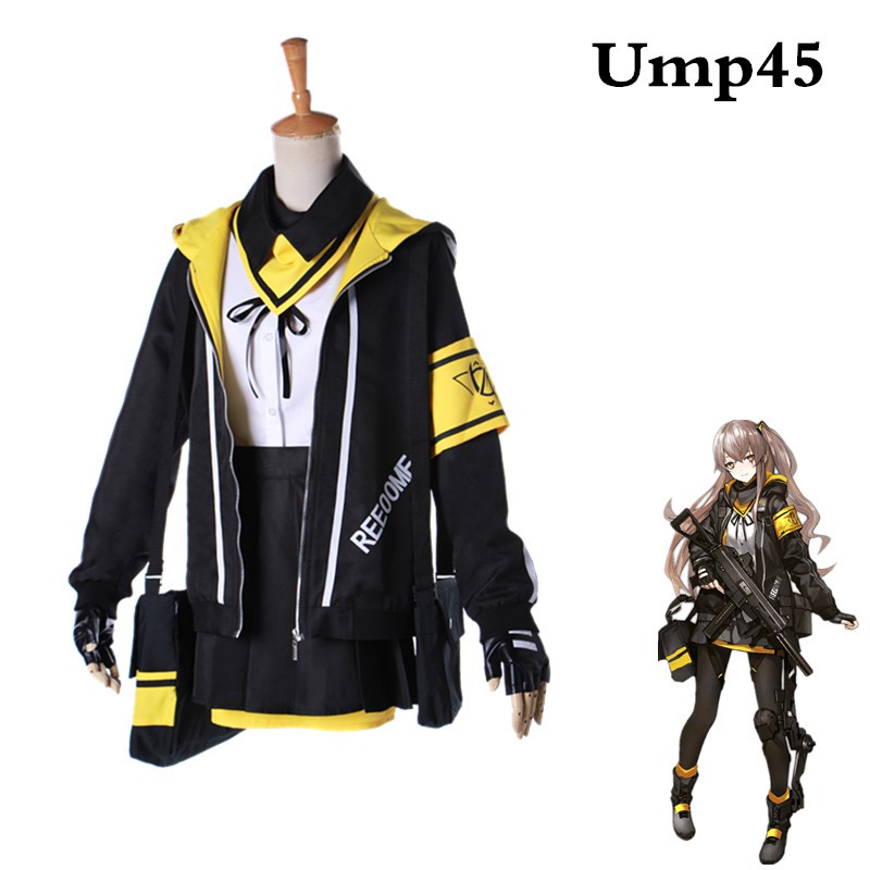 UMP45 Girl Frontline Jacket Jaket Cewek Cosplay Kawaii Harajuku Distro