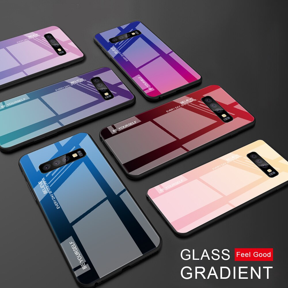 Casing Tempered Glass Samsung Galaxy S10 S10e A51 A71 A50 A70 A31 A30s A32 S9 S8 S22 Plus Note 8 9 10 S20 S22 Ultra