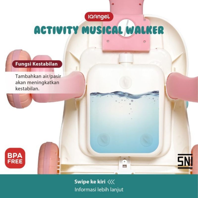 IQangel Activity Musical Walker SBB