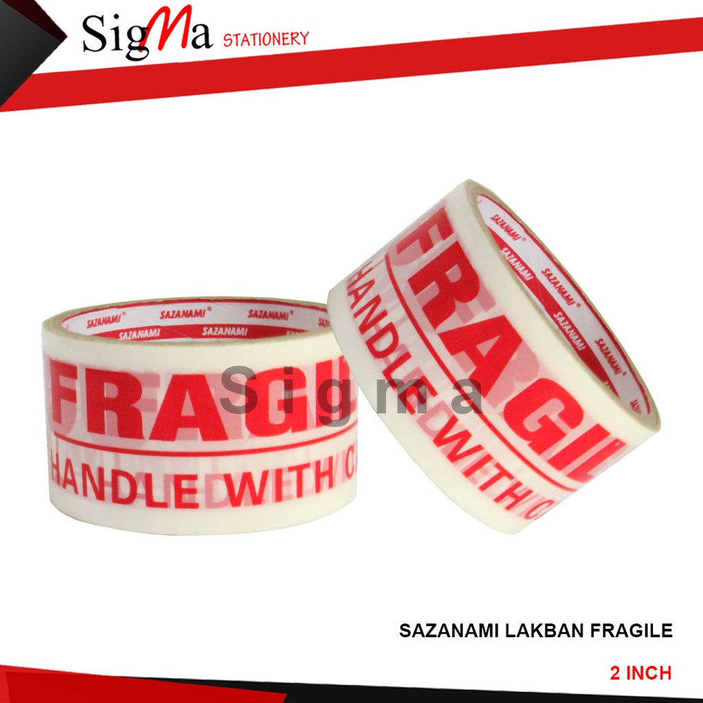 

Lakban Fragile / Isolasi Jangan Dibanting Bodhi Tape