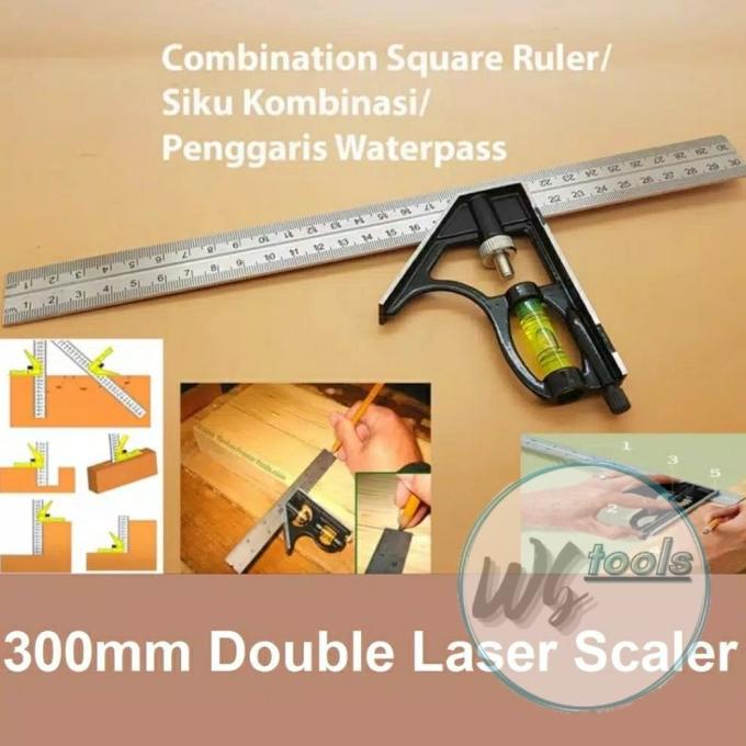 

Penggaris siku waterpass 30cm