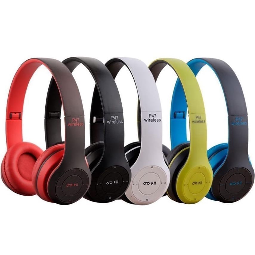 P47 HEADPHONE Bluetooth Gaming Headset Wireless Pro Bass P47 headset Bluetooth P47 Headphone Wireless Bluetooth Stereo 5.0+EDR headphone bloetooth-1