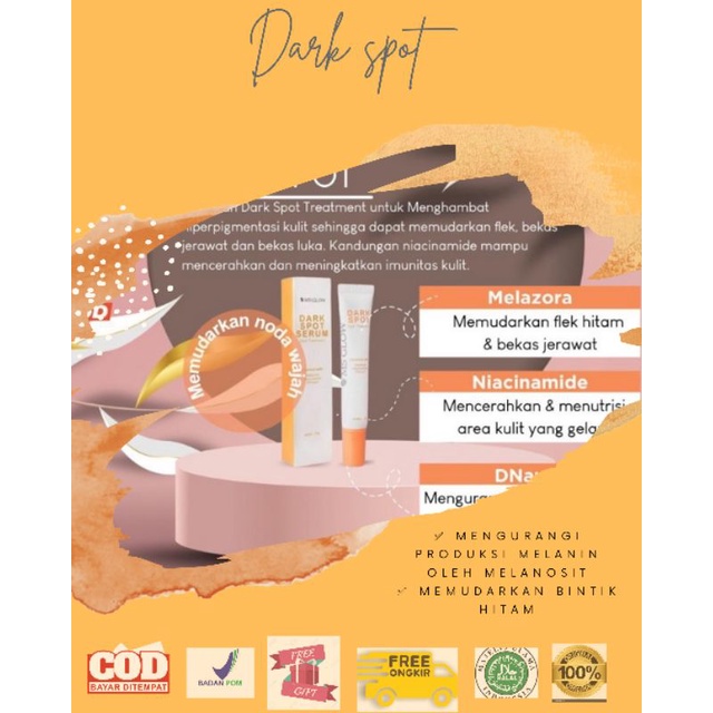 MS GLOW DARK SPOT SERUM / DARK SPOT MS GLOW / DARK SPOT / MS GLOW