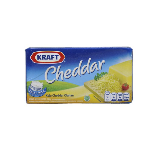 

Kraft Keju Cheddar 165gr