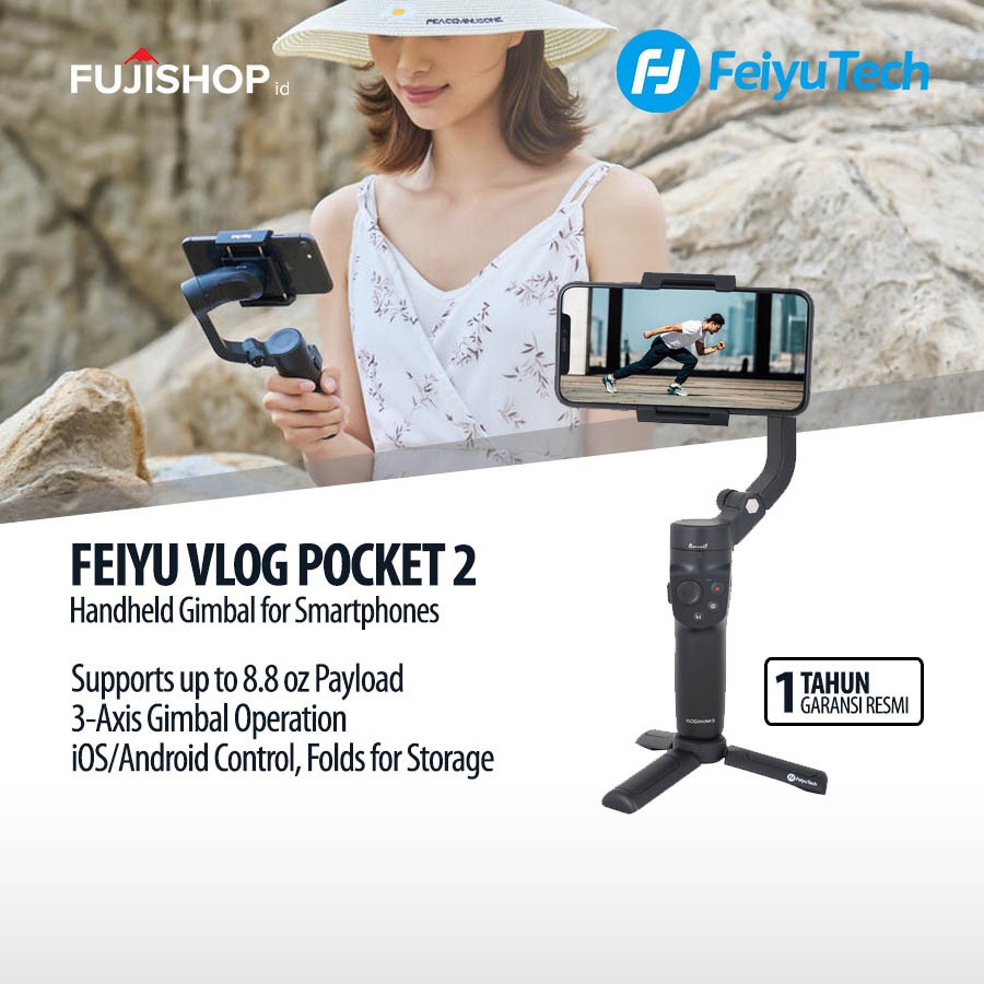 Feiyutech Feiyu Vlog Pocket 2 Gimbal for Smartphone Garansi Resmi