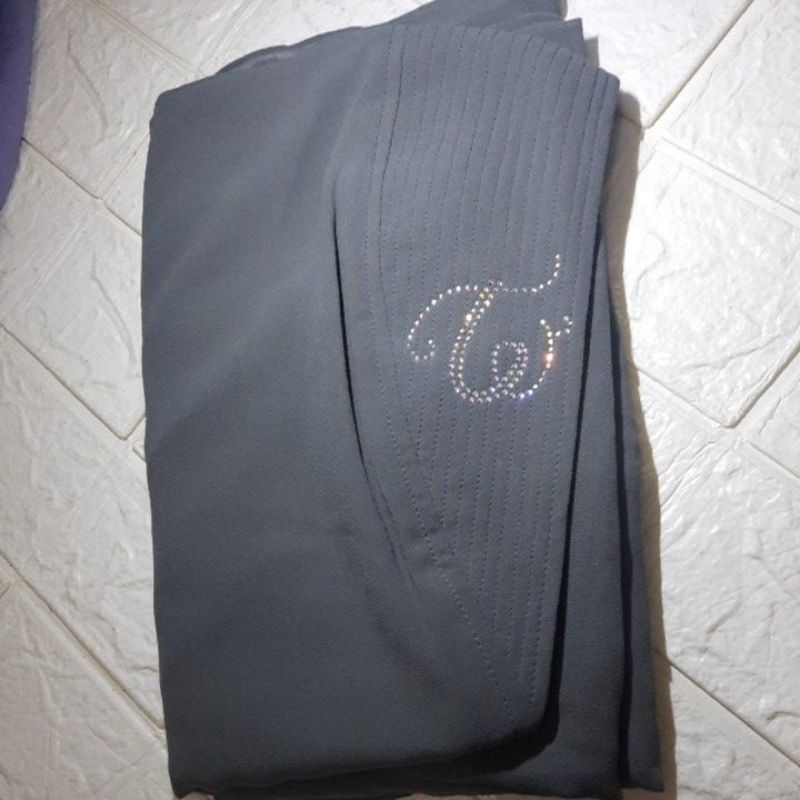 Thewa//Khimar Bening Ori Thewa-Abu basah