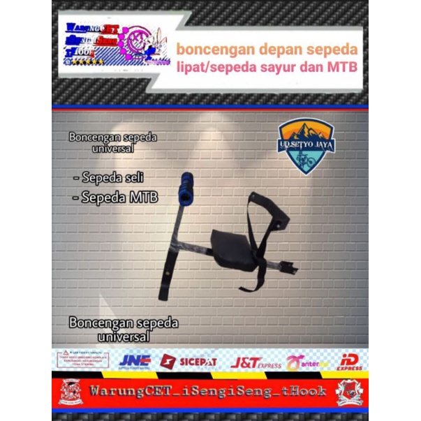 boncengan depan sepeda lipat/sepeda sayur dan MTB