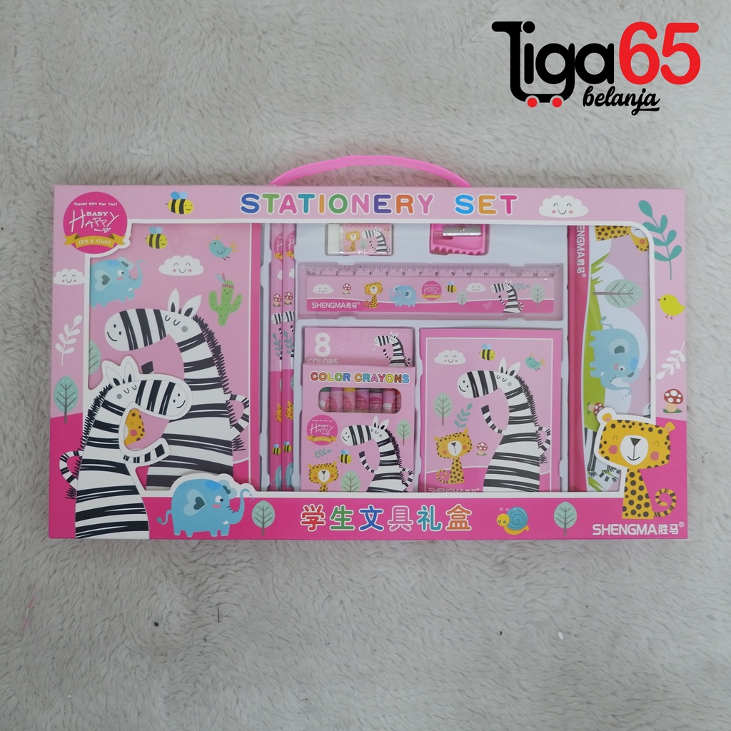 365 STATIONERY SET #41175 Buku &amp; Alat Tulis Anak / Karakter Fancy Gambar Lucu