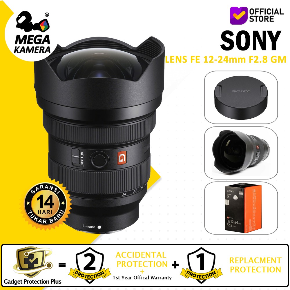 Lensa Sony FE 12-24mm f2.8 GM Lens
