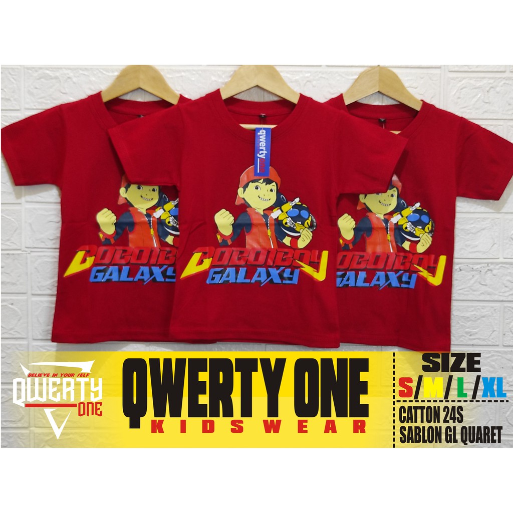 Kaos Anak Distro Boboiboy 1-8 Tahun