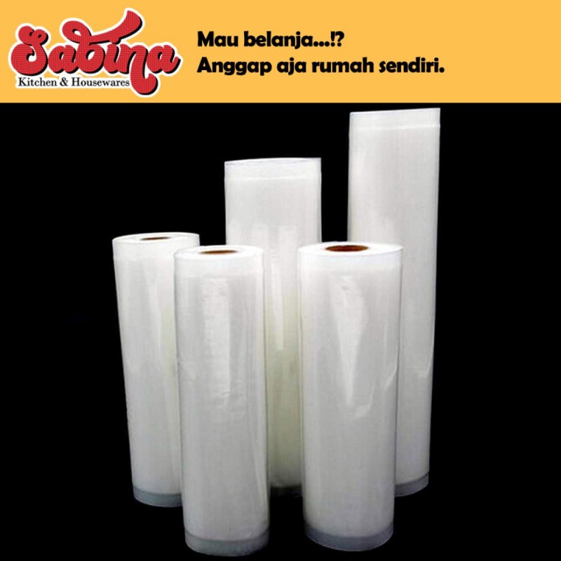 Kantong Plastik Makanan Vacuum Sealer Storage Bag 1 Roll
