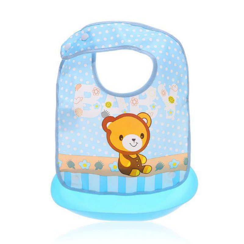 BIB / SLABBER SILIKON PLASTIK / CELEMEK MAKANA BAYI ANTI AIR /