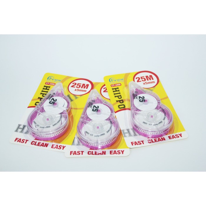 

Segera Miliki Correction Tape Ndm Ct-1000 5Mm X 25 Meter Hot Sale