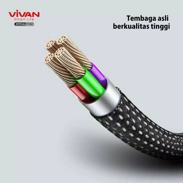 Vivan MGL100 Magnetic Charging Lightning Cable