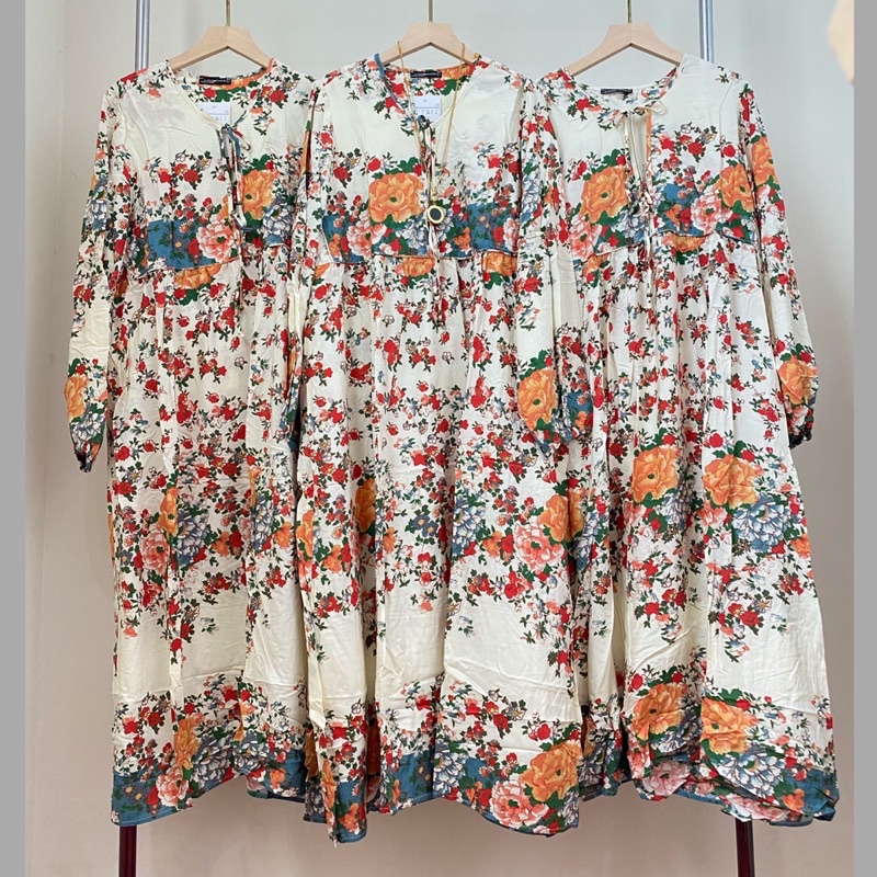 TUNIK BANGKOK BUNGA KUNING G0288