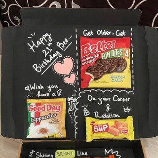 BIRTHDAY BOX / KADO ULTAH MURAH / KADO ANNIV / SNACK BOX | Shopee Indonesia