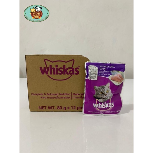 Whiskas Mackerel 7+ 12 pcs