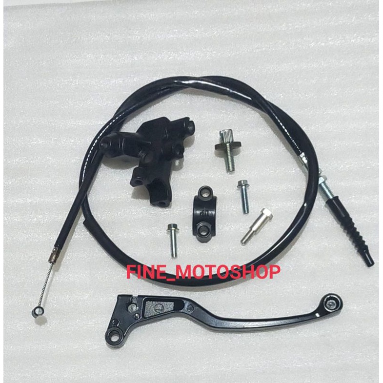 DUDUKAN HANDLE HENDEL KOPLING SET KABEL SATRIA FU KLX DT TRACKER TREKER