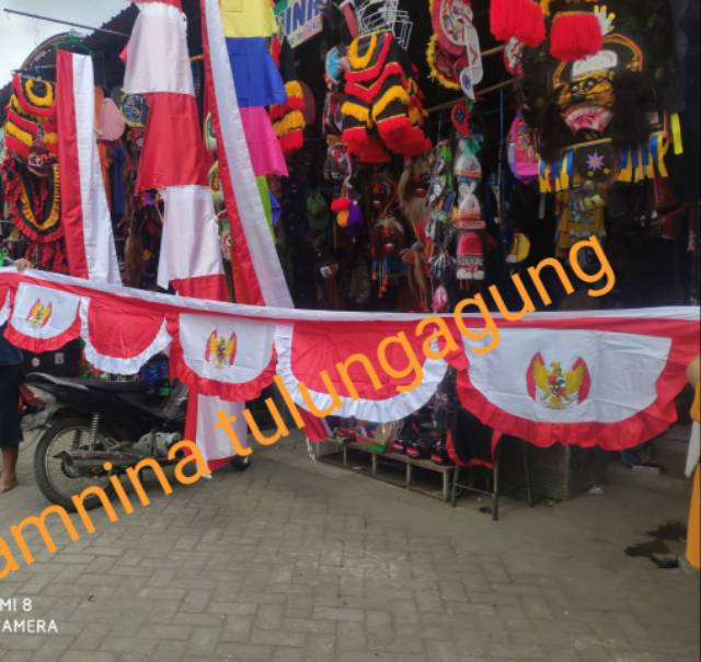 Bendera umbul umbul merah putih