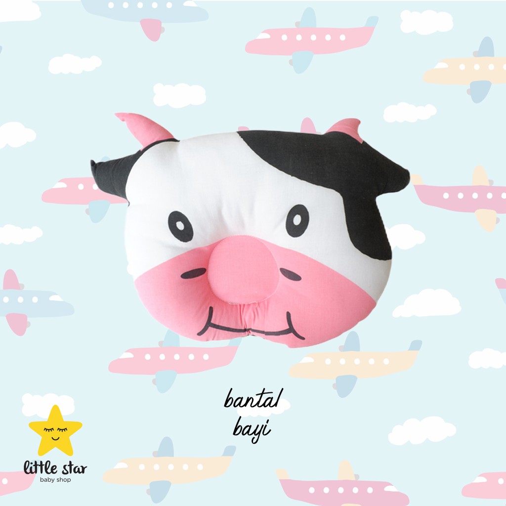 Vira Baby Bantal Peang Bayi | Bantal Cekung Anti Peyang