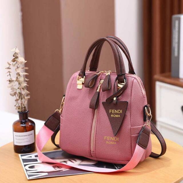 Tas Fendi* Ransel ZA1687 wanita branded batam fashion import