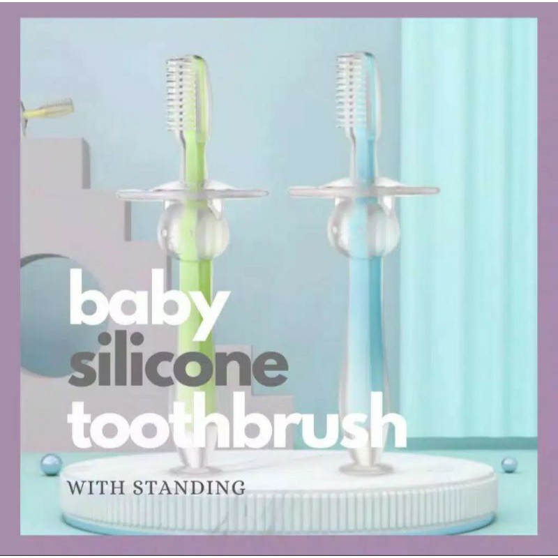 Baby silicone toothbrush