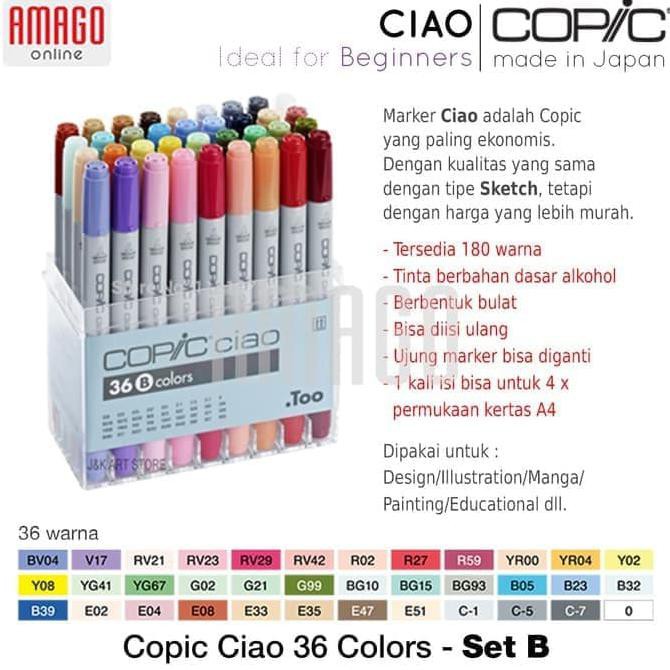 

Update! Copic Ciao 36 Set B Terpercaya