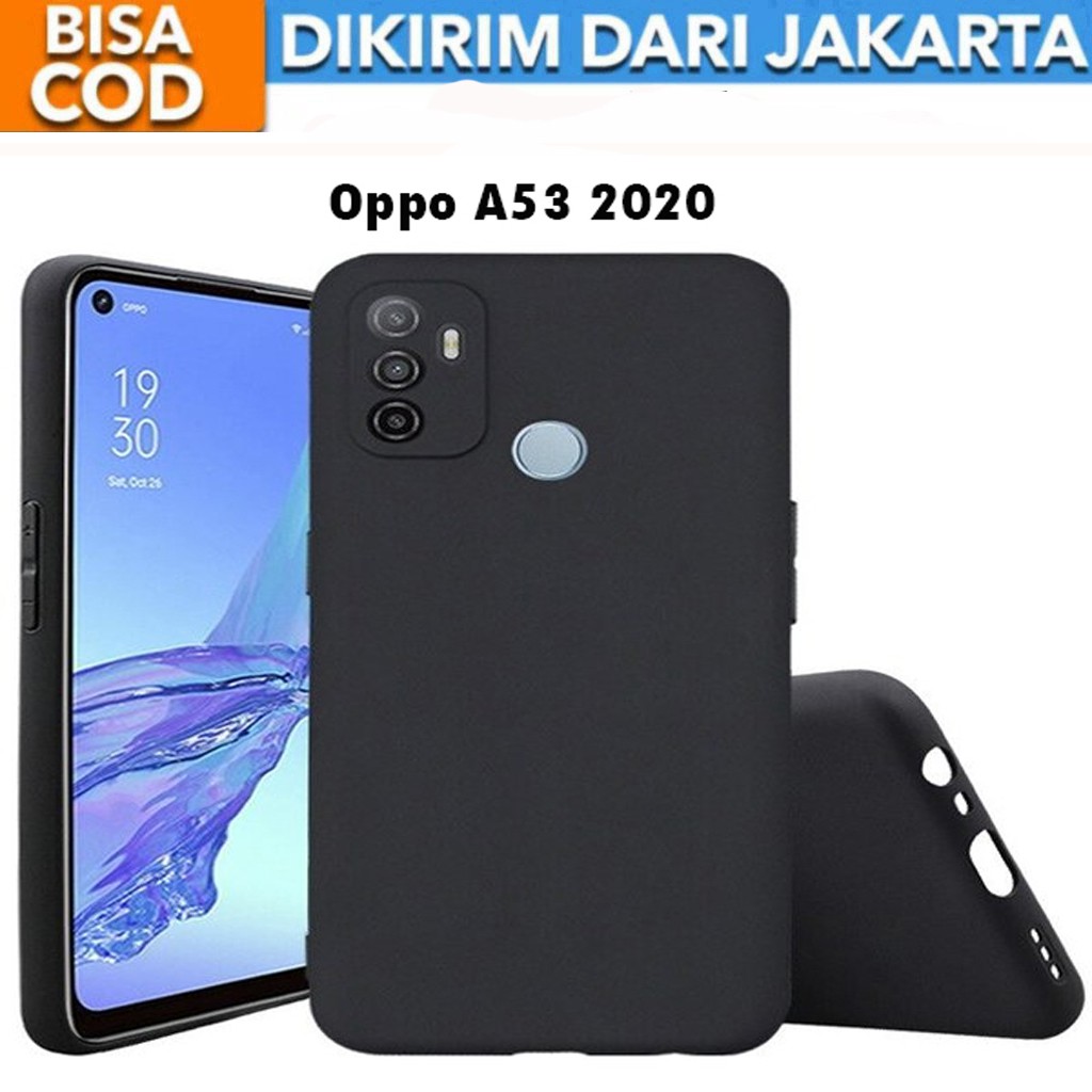 Casing Oppo A53 2020 SoftCase Black Matte